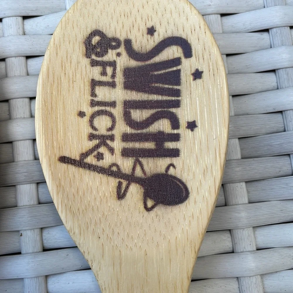 NEW- Wizard's Kitchen Spoons- 3 Piece Bamboo Spoon Set